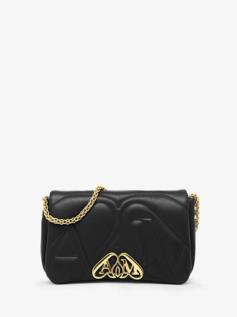 Alexander McQueen Women's The Seal Small Bag in Black