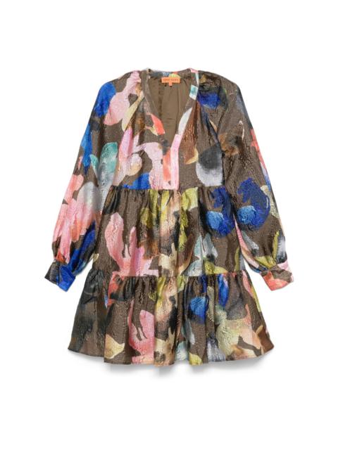 STINE GOYA Aquarelle Garden-print dress
