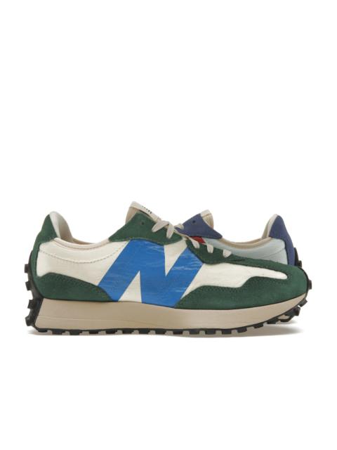 New Balance 327 Forest Green Serene Blue Vintage Worn