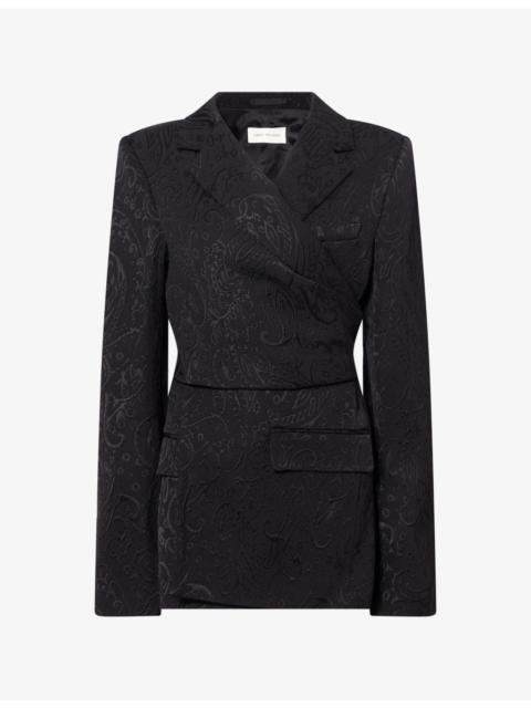 Dries Van Noten Beline Jacquard Woven Jacket