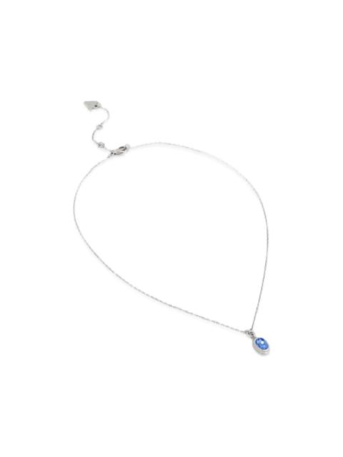 GUESS USA Divine crystal-pendant cable-chain necklace