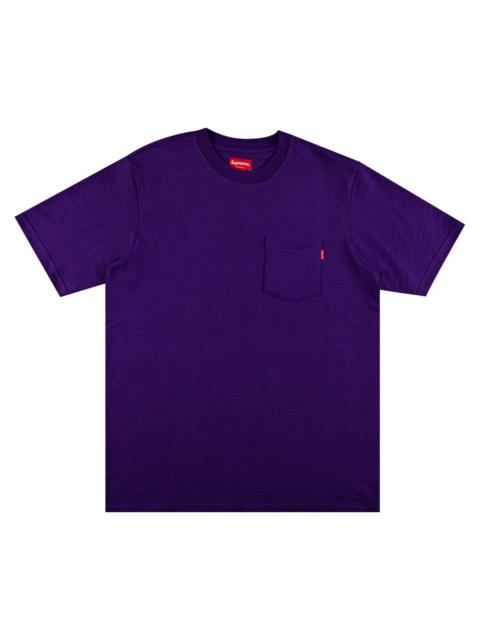 Supreme Supreme Short-Sleeve Pocket Tee 'Heather Purple'