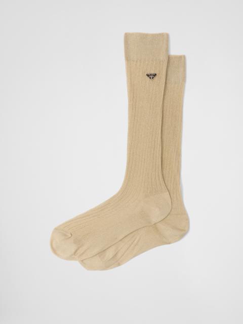 Prada Lurex socks