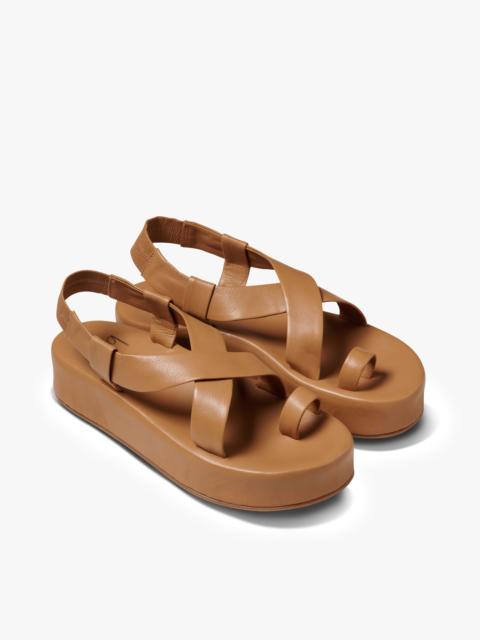 beek Caracara Leather Platform Sandal