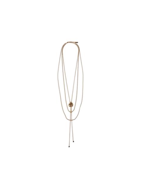 Chloé The Chloé Letters logo-charm necklace