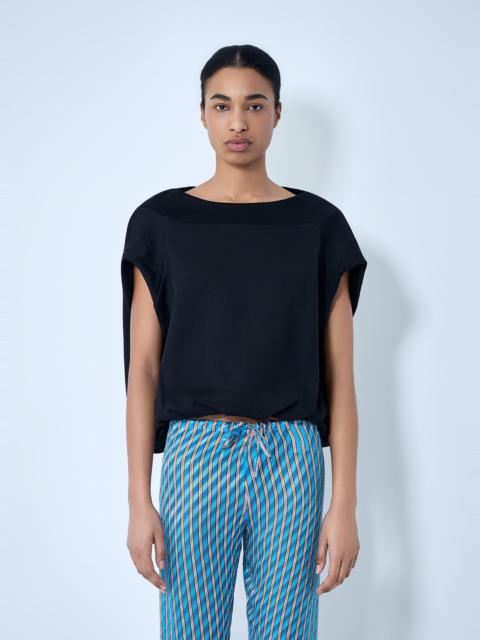 Dries Van Noten Draped Sleeve Top