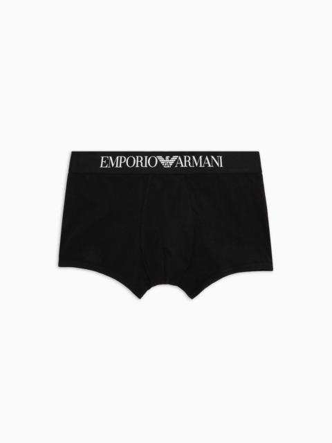 EMPORIO ARMANI Basic boxer briefs with logo waistband