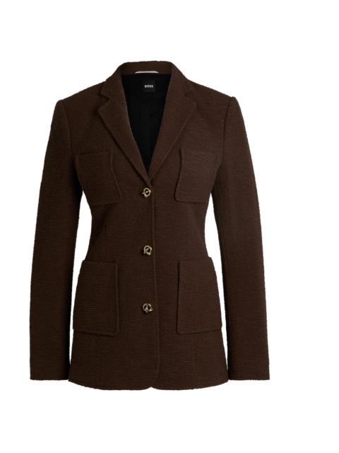 BOSS SLIM-FIT JACKET IN TWEED