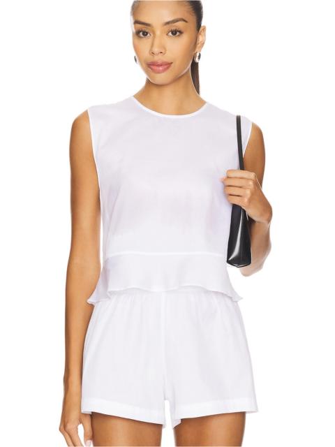 LESET Yoko Peplum Top