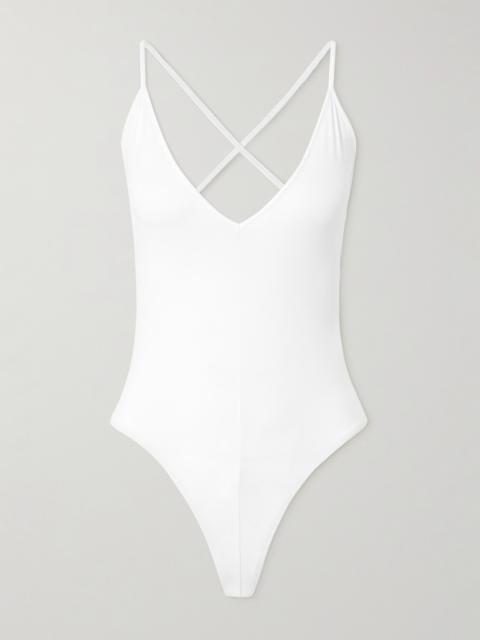 WARDROBE.NYC Stretch-jersey Thong Bodysuit