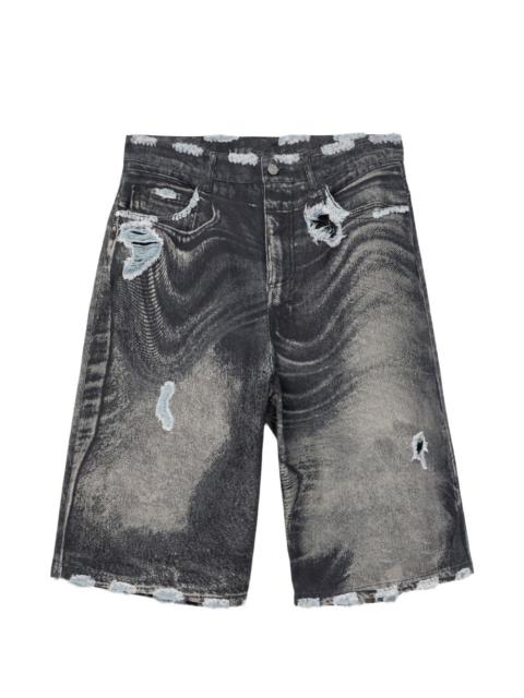 CAMPERLAB distressed denim shorts