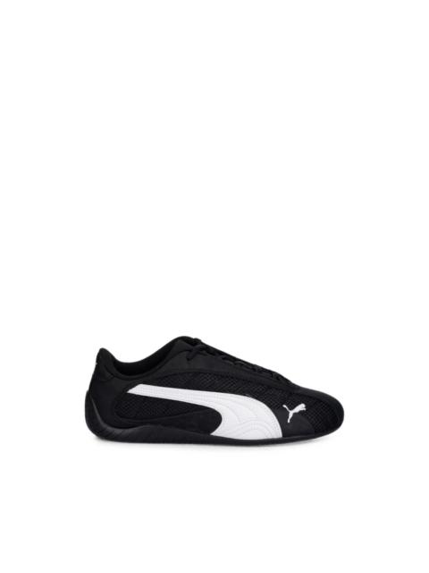 PUMA logo-patch mesh sneakers
