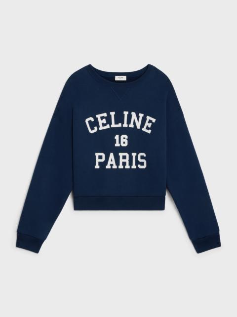 CELINE celine paris 16 sweatshirt in cotton fleece