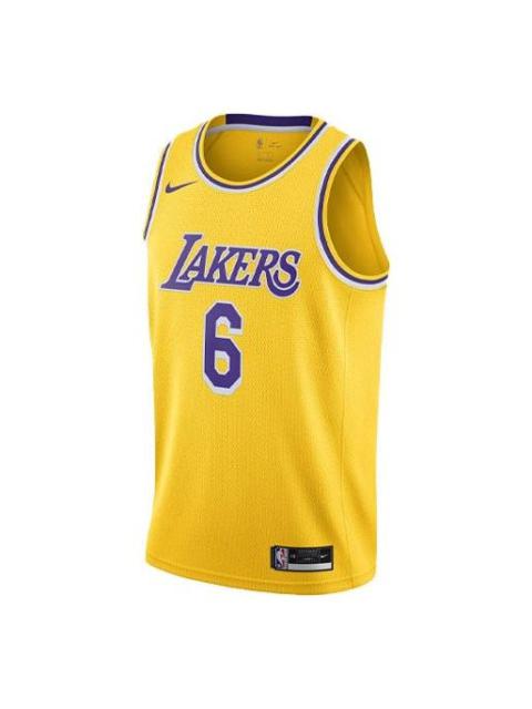 Nike Nike x NBA LA Lakers Jerseys 'LeBron James 6' CW3669-738