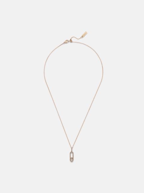 MESSIKA Move Uno Large 18kt rose gold necklace with diamonds