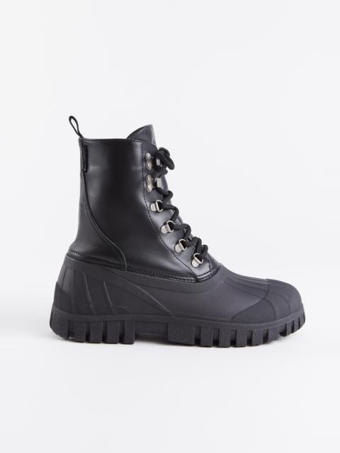 Stutterheim Patrol Boot Leather Black