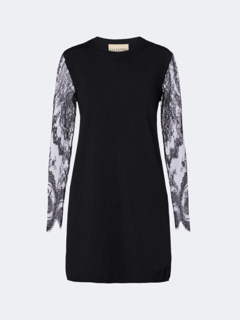 Valentino Lace-trimmed minidress