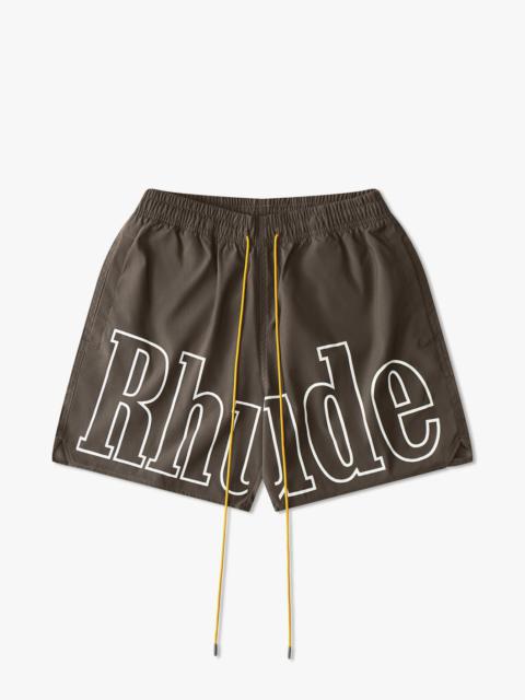 Rhude RHUDE LOGO SWIM TRUNKS