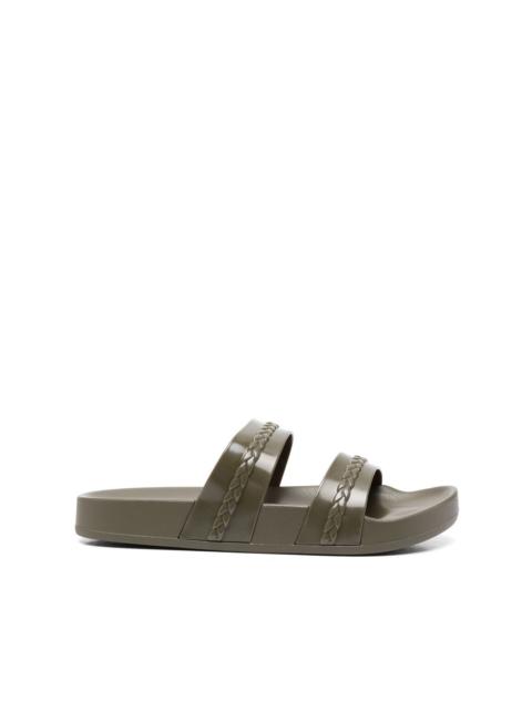 ANCIENT GREEK SANDALS Meli double-strap slides