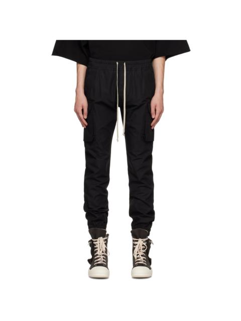 Black Mastodon Cut Cargo Pants