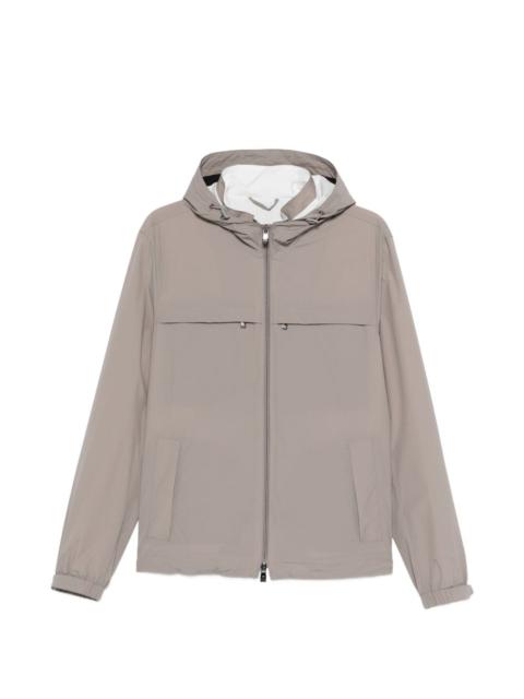 CORNELIANI hooded zip jacket