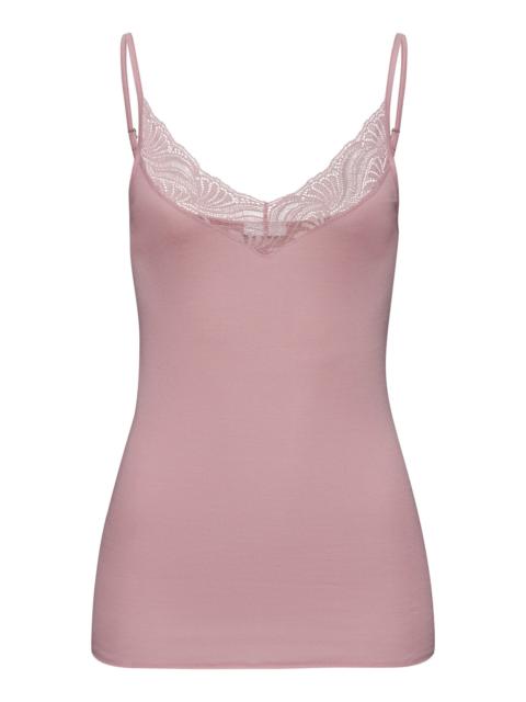 HANRO Cotton Delight Lace Trim Cotton Camisole