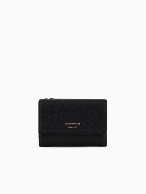 EMPORIO ARMANI MyEA bifold wallet with deer print