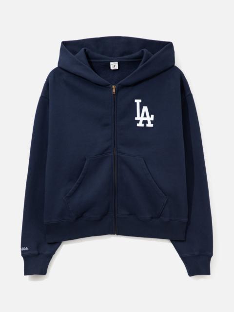 Sporty & Rich LA SERIF ZIP HOODIE