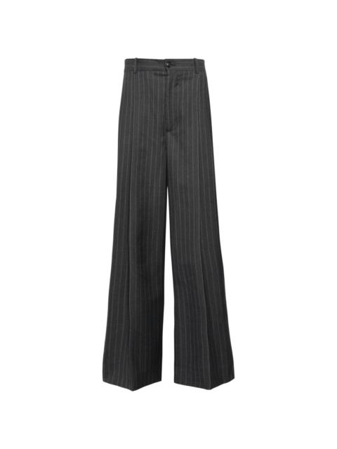 HED MAYNER striped tailored trousers