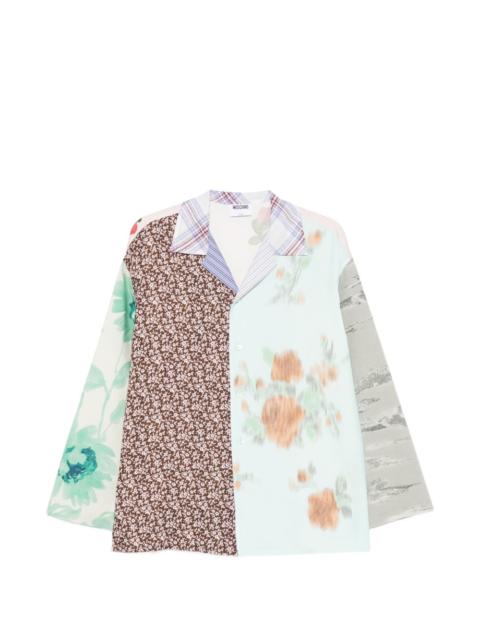 Moschino floral patchwork shirt