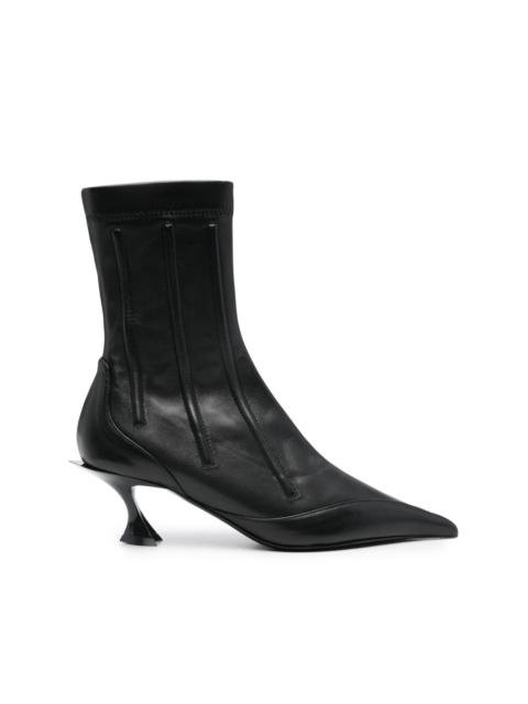 MUGLER 55mm embossed-detail boots