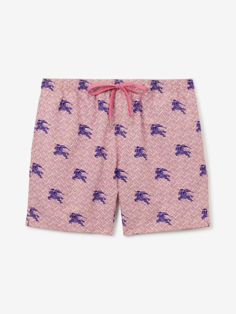 Burberry EKD Monogram Drawcord Swim Shorts