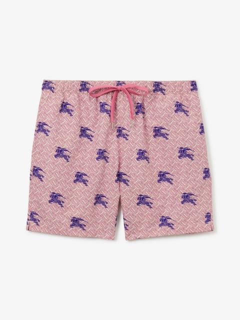 Burberry EKD Monogram Drawcord Swim Shorts