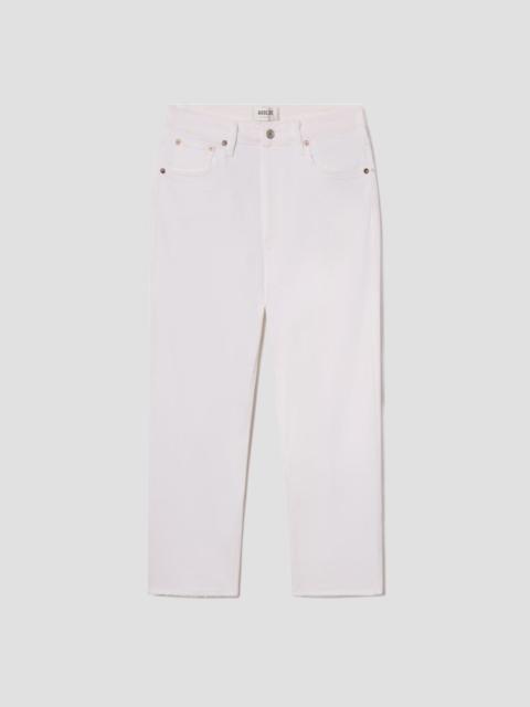 RILEY HIGH RISE STRAIGHT CROP (STRETCH) IN SOUR CREAM