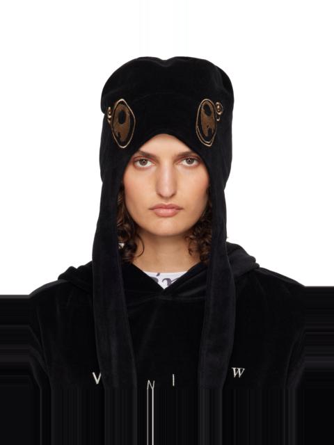 VeniceW Black Flying Beanie