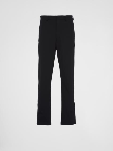 Prada Stretch technical fabric pants