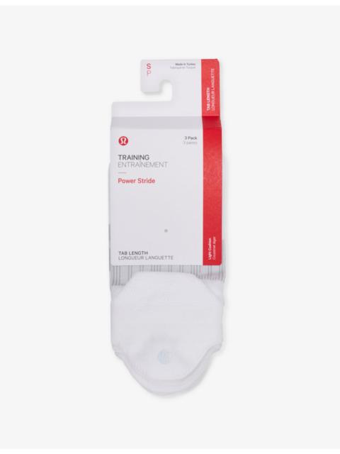 Power Stride pack of three stretch-woven socks