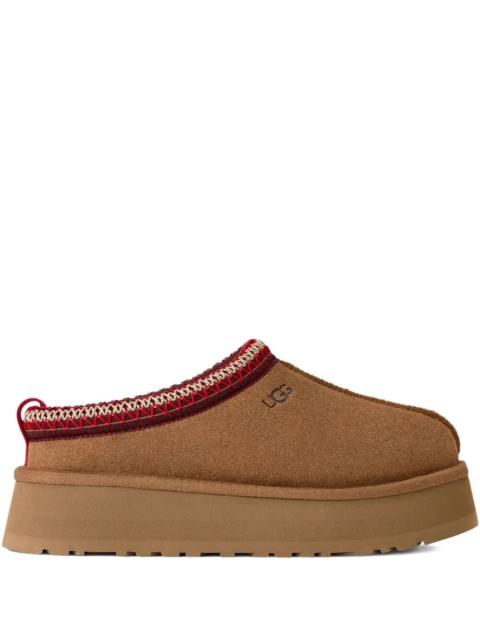 UGG TAZZ II PLATFORM SLIPPERS WITH UGGBRAID