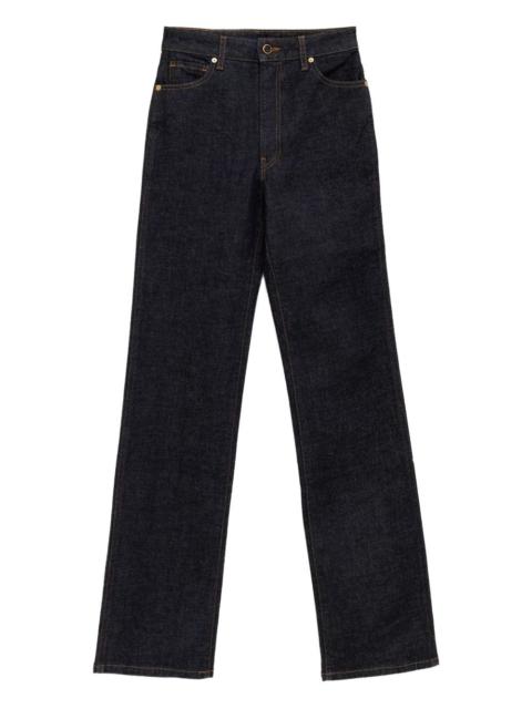 KHAITE button-embellishment jeans