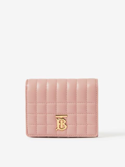 Burberry Quilted Leather Small Lola Folding Wallet