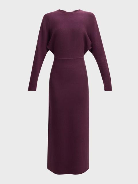 GABRIELA HEARST Semaine Batwing-Sleeve Cashmere Dress