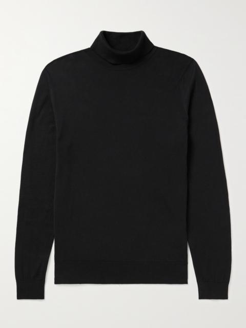 JOHN SMEDLEY Hawley Slim-Fit Sea Island Cotton Rollneck Sweater