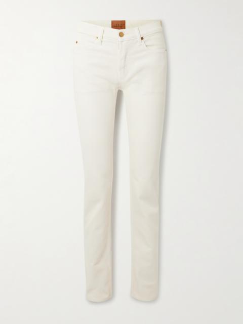 JAMIE HALLER The Low Low-rise Slim-fit Jeans
