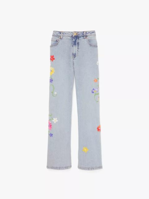 kate spade Floral Embroidered Jeans