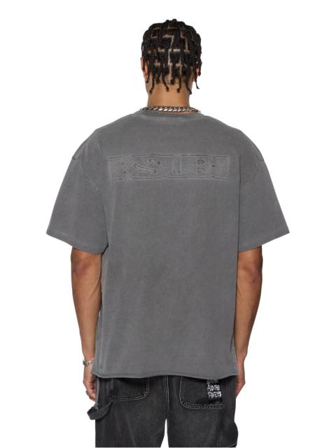 Ksubi INTRUDER EKCESS SS TEE CHARCOAL