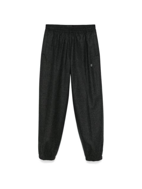 パンツ GIVENCHY Charcoal Wool Pant Givenchy Slim Fit Tailored Pants in Wool with 2G Clip | Saks