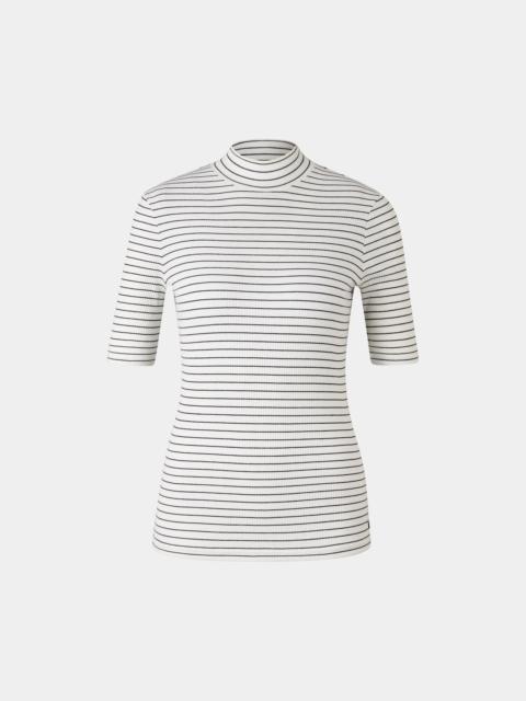 BOGNER T-shirt Riva in Navy blue/off-white