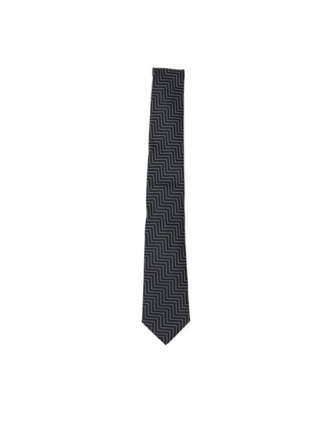 GIORGIO ARMANI printed silk tie