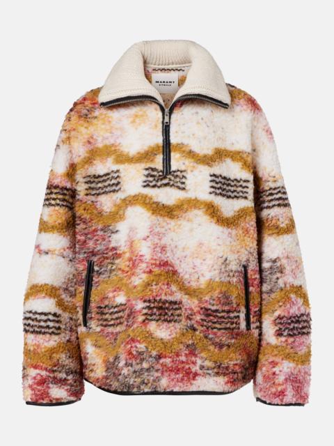 Isabel Marant Étoile Marner fleece half-zip sweater