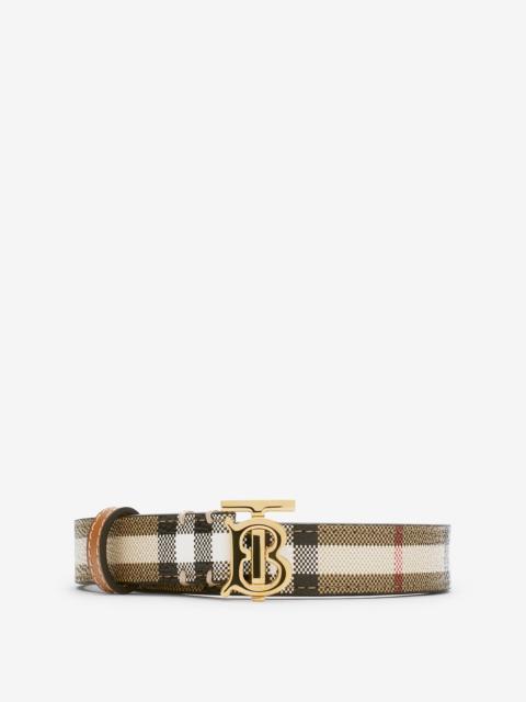 Burberry Check TB Belt
